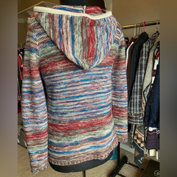 Venus autumn colors pullover sweater with hood size S - Picture 5 of 9